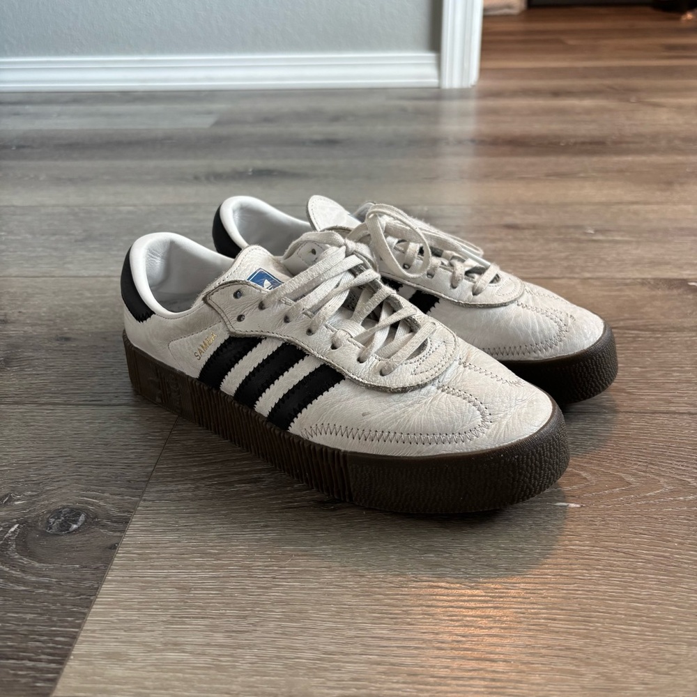 Adidas sambarose platform sneakers